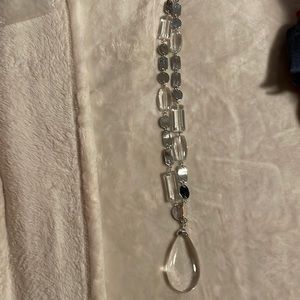 Long silver Chico’s necklace